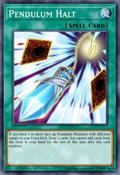 Pendulum Halt Super Rare MP20-EN098 2020 Tin of Lost Memories Mega Pack Yugioh card