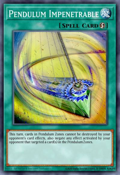 Pendulum Impenetrable Common LEDD-ENC18 Legendary Dragon Decks Yugioh card