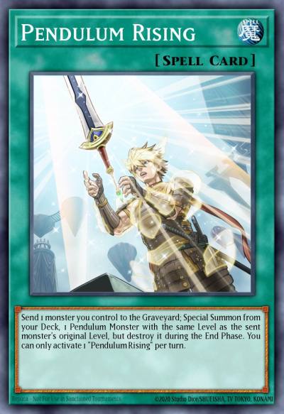 Pendulum Rising Common MP16-EN029 2016 Mega-Tin Mega Pack Yugioh card