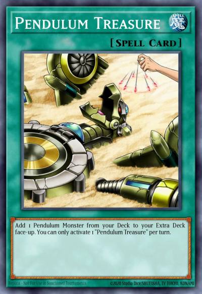 Pendulum Treasure Rare MP22-EN165 2022 Tin of the Pharaohs Gods Yugioh card