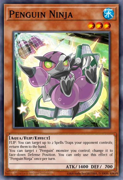 Penguin Ninja Common BODE-EN025 Burst of Destiny Yugioh card