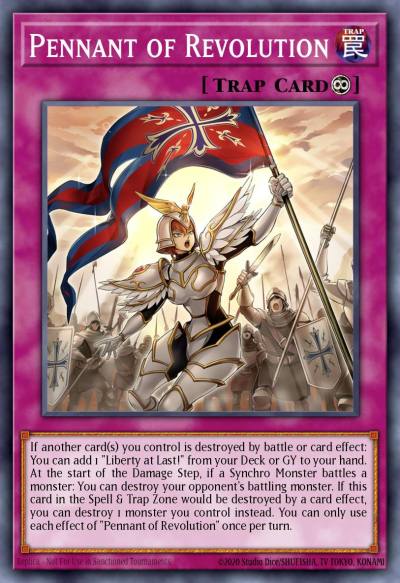 Pennant of Revolution Rare LED8-EN027 Legendary Duelists Synchro Storm Yugioh card
