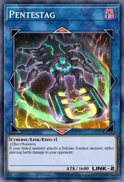 Pentestag Super Rare YS18-EN042 Starter Deck Codebreaker Yugioh card