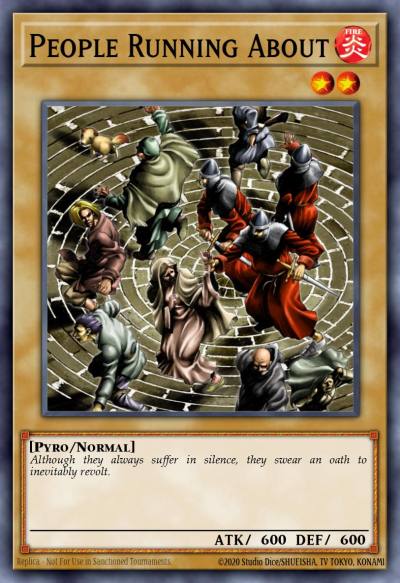 People Running About Common DR1-EN056 Dark Revelation Volume 1 Yugioh card