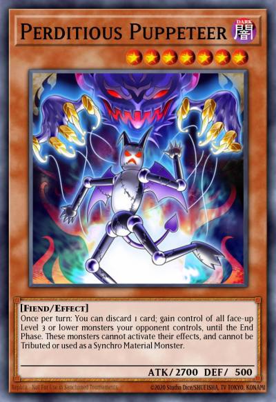 Perditious Puppeteer Common GENF-EN033 Generation Force Yugioh card