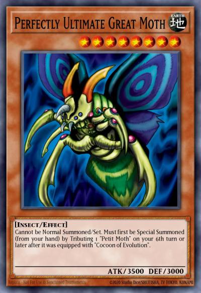 Perfectly Ultimate Great Moth Ultra Rare DB2-EN249 Dark Beginning 2 Yugioh card