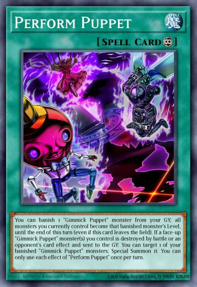 Perform Puppet Rare LED5-EN037 Legendary Duelists Immortal Destiny Yugioh card