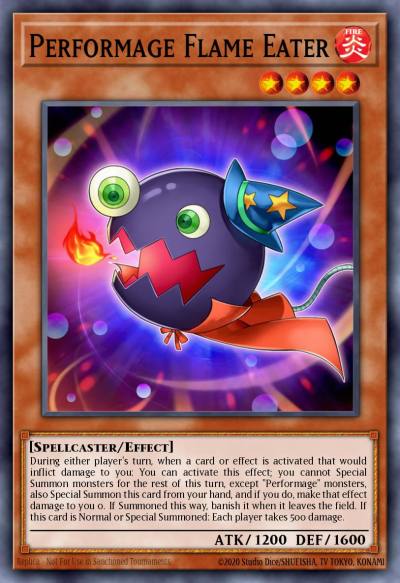 Performage Flame Eater Common MP16-EN060 2016 Mega-Tin Mega Pack Yugioh card
