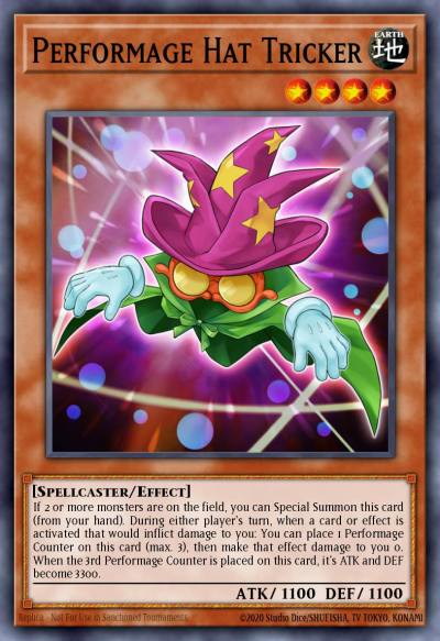 Performage Hat Tricker Common MP16-EN061 2016 Mega-Tin Mega Pack Yugioh card