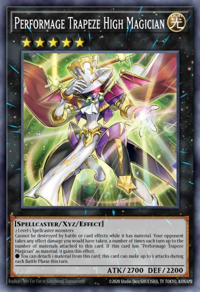 Performage Trapeze High Magician Super Rare MZTM-EN055 Maze of the Master Yugioh card