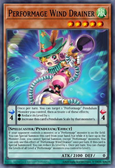 Performage Wind Drainer New MZTM-EN051 Maze of the Master Yugioh card