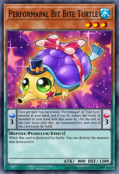 Performapal Bit Bite Turtle Common MP16-EN176 2016 Mega-Tin Mega Pack Yugioh card