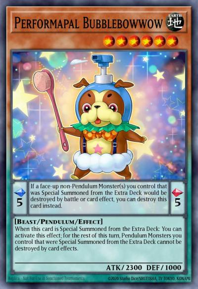 Performapal Bubblebowwow Common MP17-EN062 2017 Mega-Tin Mega Pack Yugioh card