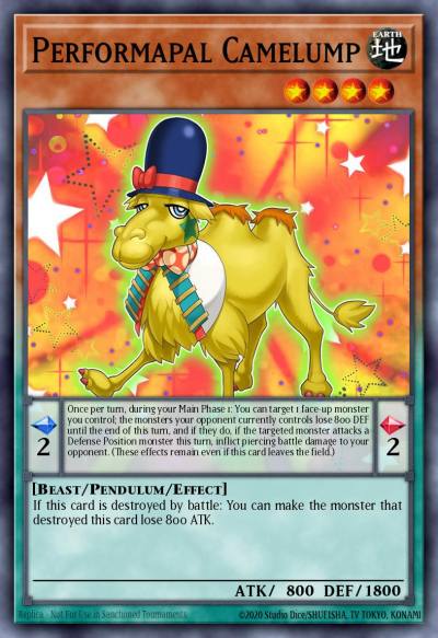 Performapal Camelump Common MP16-EN051 2016 Mega-Tin Mega Pack Yugioh card