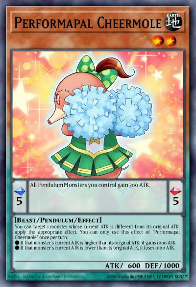 Performapal Cheermole Rare MP15-EN126 2015 Mega-Tin Mega Pack Yugioh card