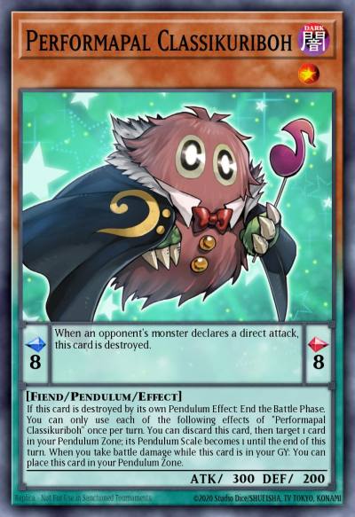 Performapal Classikuriboh Ultra Rare BLMR-EN031 Battles of Legend Monstrous Revenge Yugioh card