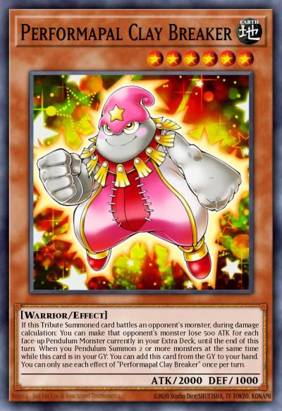 Performapal Clay Breaker Common SAST-EN096 Savage Strike Yugioh card