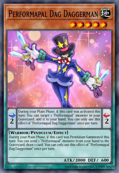 Performapal Dag Daggerman Ultra Rare RATE-EN003 Raging Tempest Yugioh card