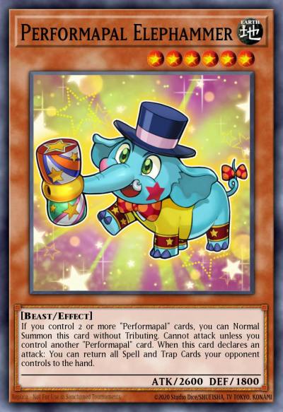 Performapal Elephammer Rare MP16-EN002 2016 Mega-Tin Mega Pack Yugioh card