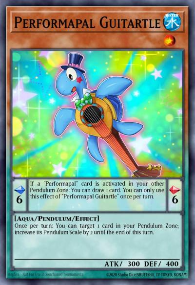 Performapal Guitartle Rare MP16-EN175 2016 Mega-Tin Mega Pack Yugioh card