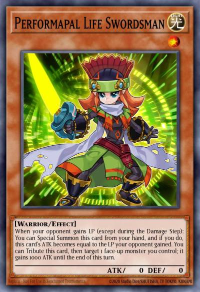 Performapal Life Swordsman Common MP17-EN064 2017 Mega-Tin Mega Pack Yugioh card