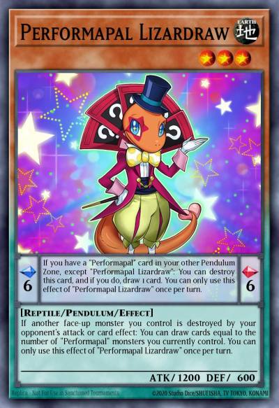 Performapal Lizardraw Common MP16-EN004 2016 Mega-Tin Mega Pack Yugioh card