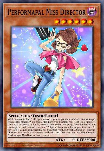 Performapal Miss Director Ultra Rare GFP2-EN035 Ghosts From the Past The 2nd Haunting Yugioh card