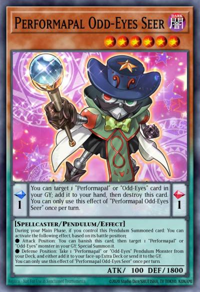 Performapal Odd-Eyes Seer Ultra Rare BLCR-EN031 Battles of Legend Crystal Revenge Yugioh card