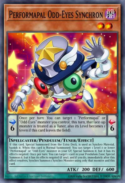 Performapal Odd-Eyes Synchron Secret Rare BLLR-EN004 Battles of Legend Lights Revenge Yugioh card