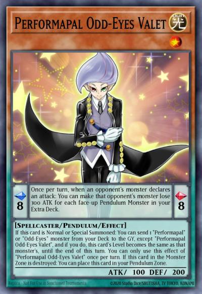 Performapal Odd-Eyes Valet Ultra Rare BLMR-EN029 Battles of Legend Monstrous Revenge Yugioh card
