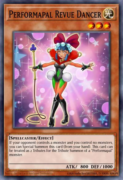 Performapal Revue Dancer Common MACR-EN003 Maximum Crisis Yugioh card
