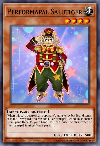 Performapal Salutiger Common MP16-EN102 2016 Mega-Tin Mega Pack Yugioh card