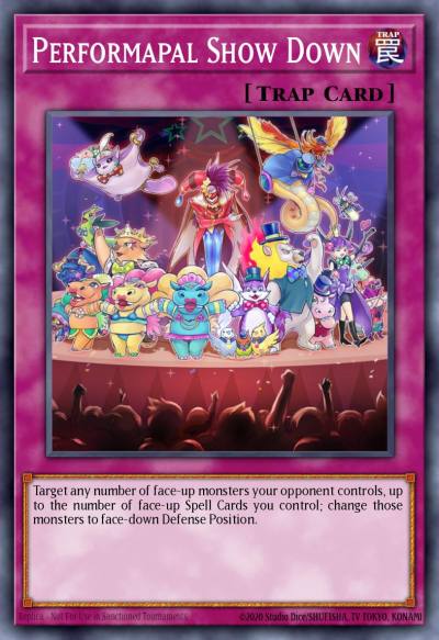 Performapal Show Down Common YS16-EN031 Starter Deck Yuya Yugioh card