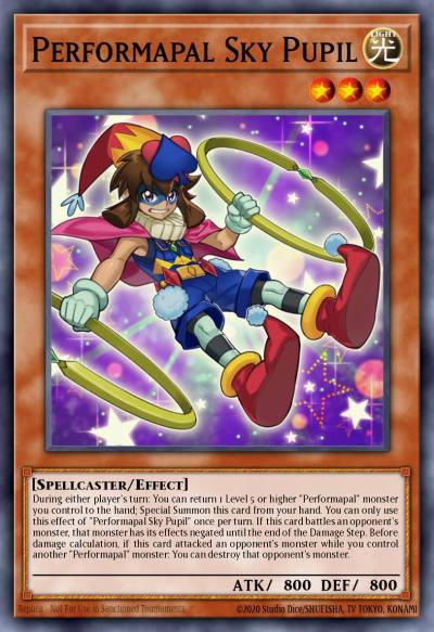 Performapal Sky Pupil Rare MACR-EN002 Maximum Crisis Yugioh card