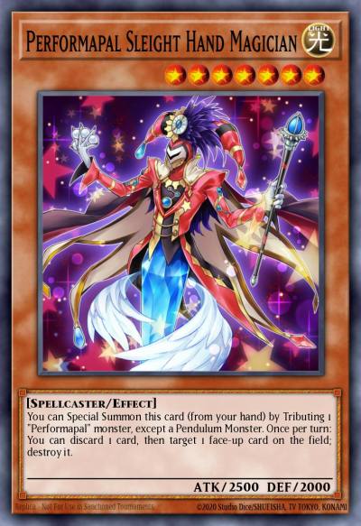 Performapal Sleight Hand Magician Ultra Rare YS16-EN001 Starter Deck Yuya Yugioh card