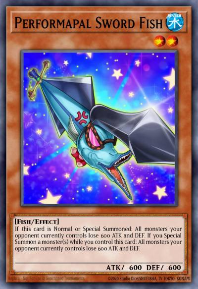 Performapal Sword Fish Common MP15-EN063 2015 Mega-Tin Mega Pack Yugioh card
