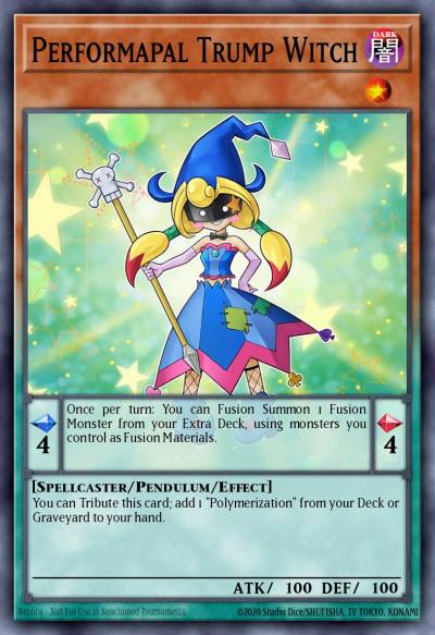 Performapal Trump Witch Rare MP15-EN196 2015 Mega-Tin Mega Pack Yugioh card