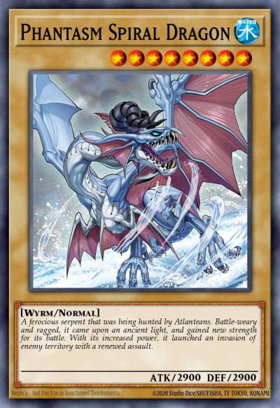Phantasm Spiral Dragon Rare MACR-EN028 Maximum Crisis Yugioh card