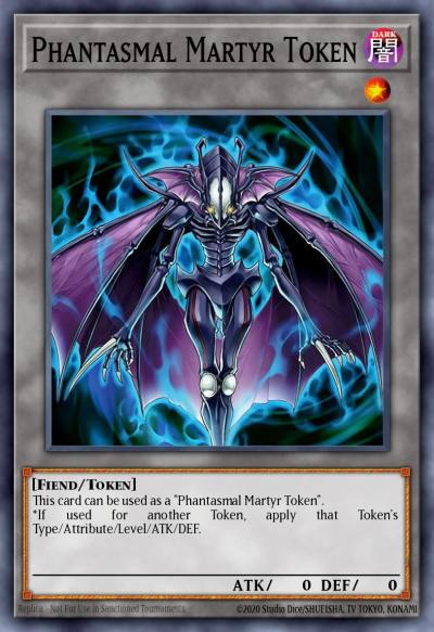 Phantasmal Martyr Token Common SDSA-EN047 Structure Deck Sacred Beasts Yugioh card
