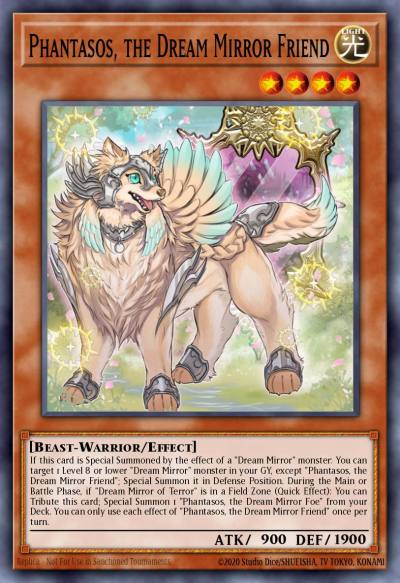 Phantasos the Dream Mirror Friend Super Rare CHIM-EN085 Chaos Impact Yugioh card