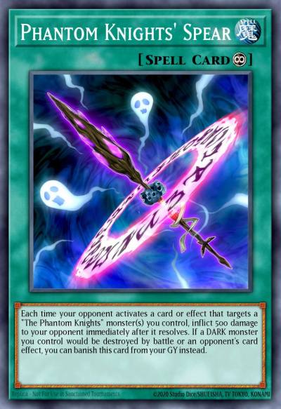 Phantom Knights Spear Common LEHD-ENC14 Legendary Hero Decks Yugioh card