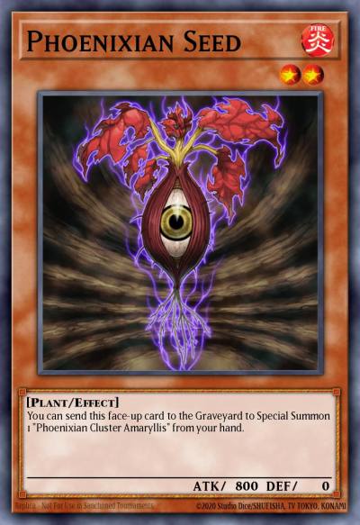 Phoenixian Seed Common RGBT-EN005 Raging Battle Yugioh card