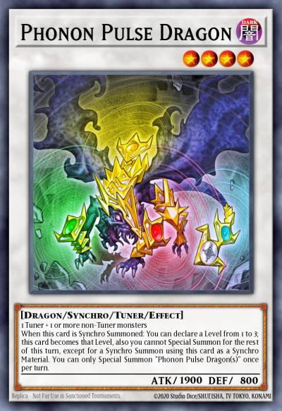 Phonon Pulse Dragon Rare MP15-EN031 2015 Mega-Tin Mega Pack Yugioh card