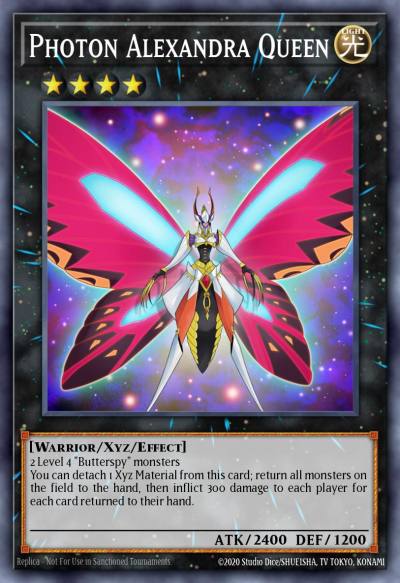 Photon Alexandra Queen Secret Rare NUMH-EN047 Number Hunters Yugioh card