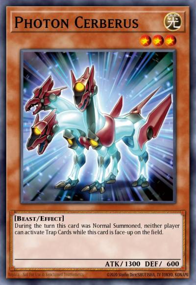 Photon Cerberus Super Rare NUMH-EN022 Number Hunters Yugioh card
