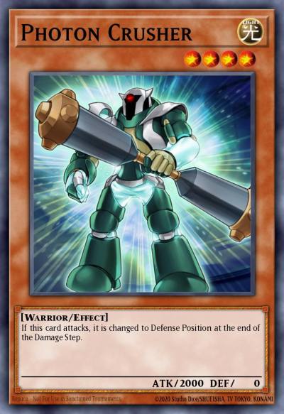 Photon Crusher Common LED3-EN042 Legendary Duelists White Dragon Abyss Yugioh card