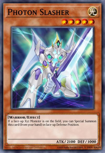 Photon Slasher Super Rare ZTIN-EN008 Zexal Collection Tin Yugioh card