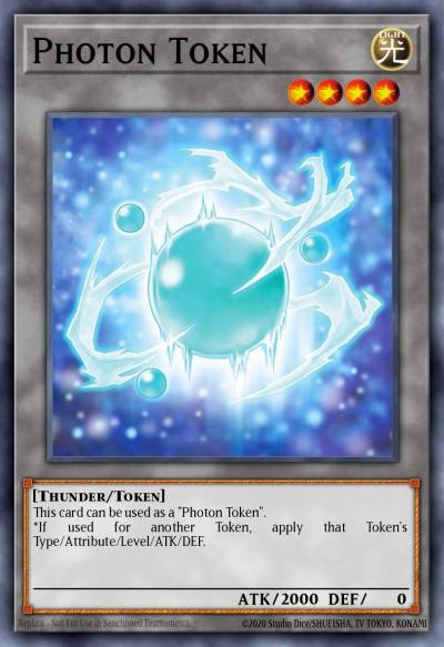 Photon Token Super Rare OP29-EN027 OTS Tournament Pack 29 Yugioh card