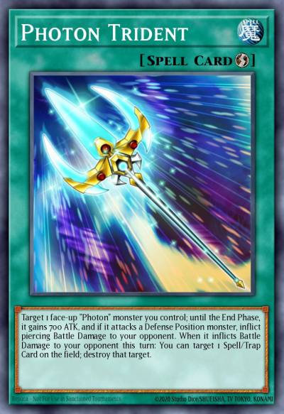 Photon Trident Common ORCS-EN087 Order of Chaos Yugioh card