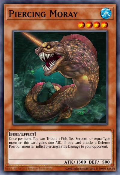 Piercing Moray Ultimate Rare GENF-EN082 Generation Force Yugioh card